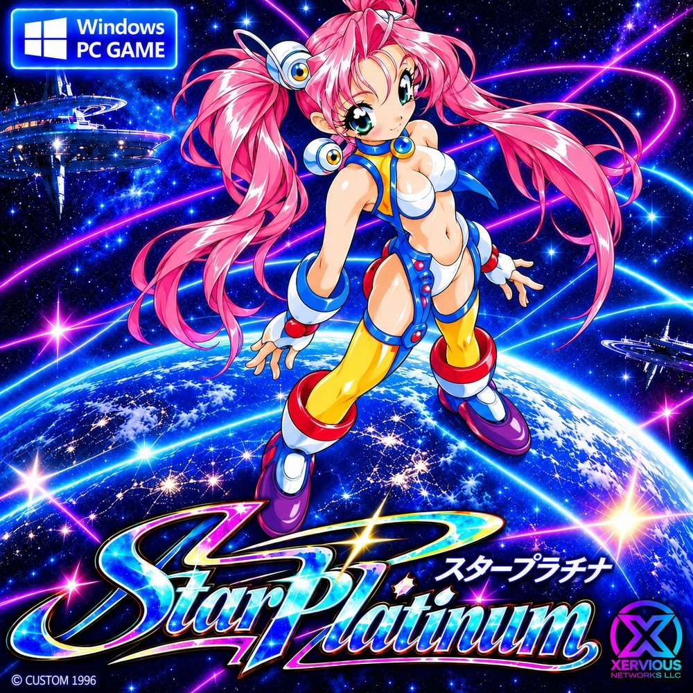 Star Platinum box art: Ryucy floating above Earth